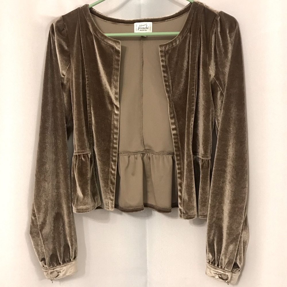 French Velvet Fashion Jacket